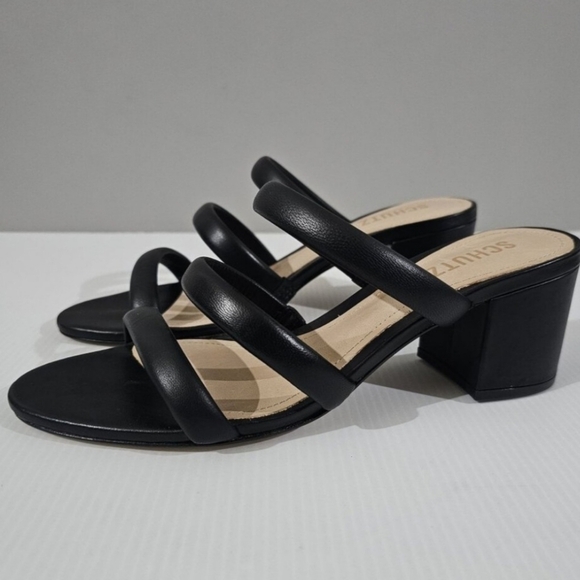 schutz olly block heel